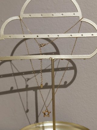 Collar Mira Mira acero inoxidable estrellita