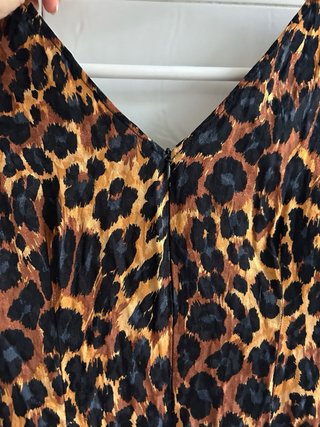 Vestido Leopardo Zara Talla S