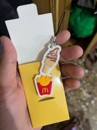 Llavero Mc Donald's Helado y Papas Fritas