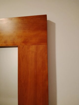 Espejo grande madera 135x135cm