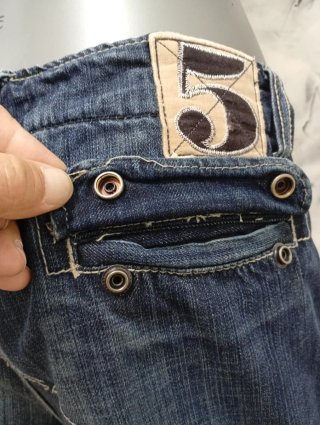 Pantalón Vaquero Cargo Talla 40 Y2K