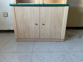 Vitrina con mueble inferior