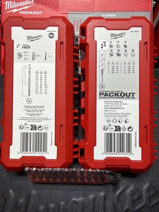 Juego Brocas Milwaukee HSS-G Titanium Packout