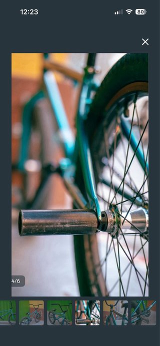 Bicicleta BMX azul