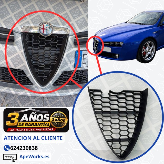 Rejilla Paragolpes Alfa Romeo 159