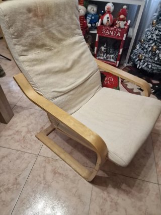 Sillón de tela a rayas Recoger en Azuqueca