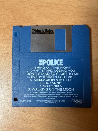 Disquete MIDI The Police - 8 Canciones