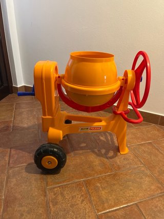 Hormigonera de Juguete Naranja y Roja tamaño ggran
