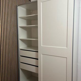 Armario ropero blanco madera