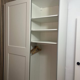 Armario ropero blanco madera