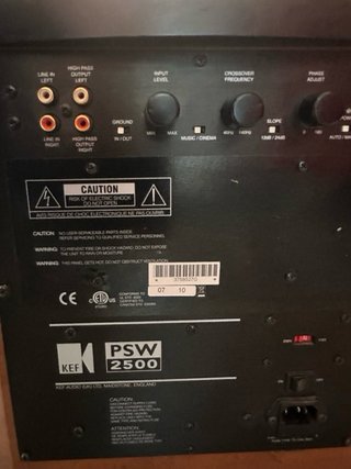 Subwoofer KEF 2500