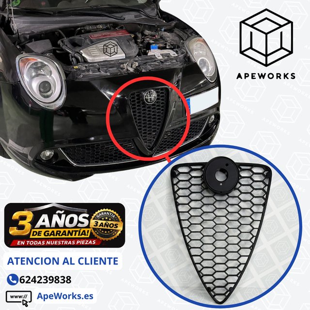 Rejilla Paragolpes Alfa Romeo Mito