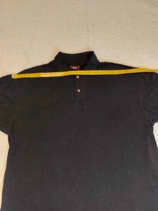 Polo Rifle Heritage cotone nero XL