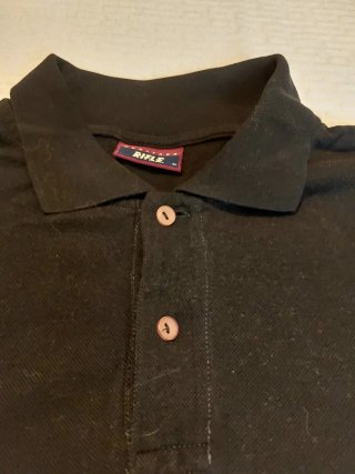 Polo Rifle Heritage cotone nero XL