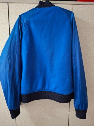 Chaqueta bomber Inside azul y gris