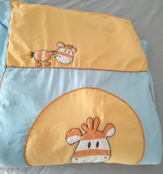 Conjunto Cuna: Edredón + Sábana Encimera