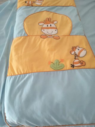 Conjunto Cuna: Edredón + Sábana Encimera