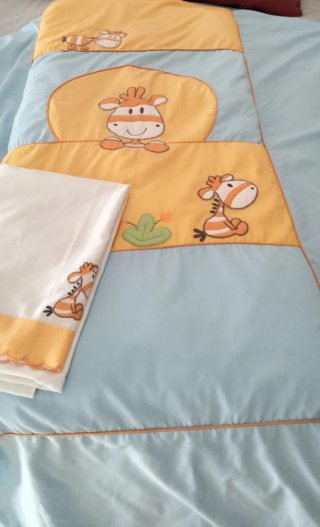 Conjunto Cuna: Edredón + Sábana Encimera