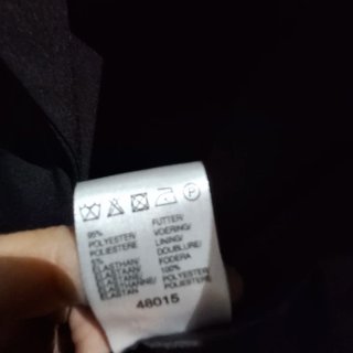 Traje de chaqueta azul mujer