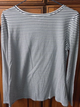 Camiseta rayas mujer manga larga