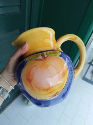 2 Carafe dipinte a mano