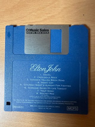 Disquete Elton John Canciones MIDI