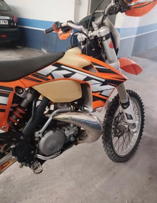 KTM 250 EXC Enduro 2011 Naranja/Blanca