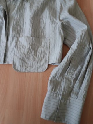 Camisa Zara Gris Talla S