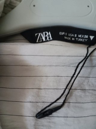 Camisa Zara Gris Talla S