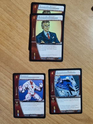 Marvel VS System CCG lotto carte MOR + 3 Foil