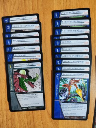 Marvel VS System CCG lotto carte MOR + 3 Foil
