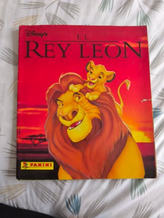 Album cromos Rey León