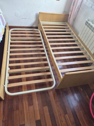 Cama nido madera y tela