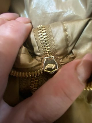 Moncler Piumino Donna Taglia 2 Marrone