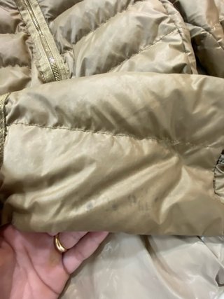 Moncler Piumino Donna Taglia 2 Marrone