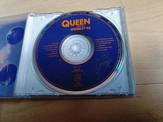 DOBLE CD QUEEN -LIVE AT WEMBLEY 86