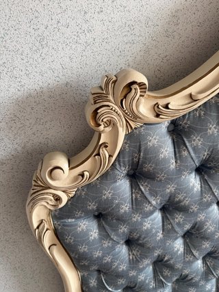 Dormitorio Antigüedad Beige y Gris