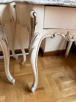 Dormitorio Antigüedad Beige y Gris