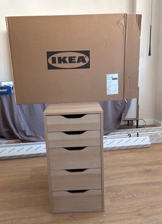 Cajonera Ikea ALEX - Madera Clara