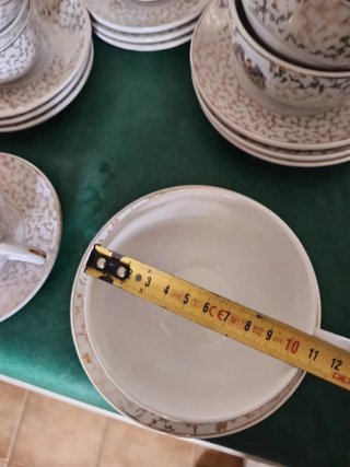 Juego de 2 Tazas de Café, 2 de Te y 2 de Desayuno