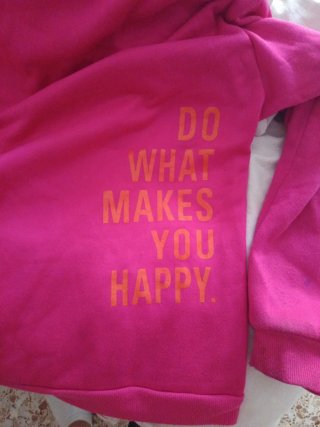 Sudadera rosa