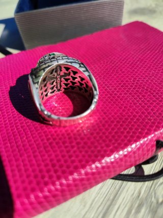 Anillo Plata Ley 925 Estilo Otomano Hombre