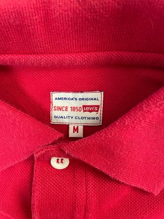 Polo Levi's Rojo Clásico Piqué