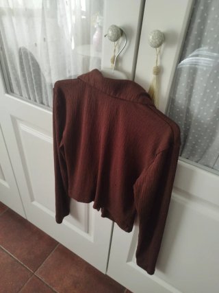 Camiseta Stradivarius marrón S