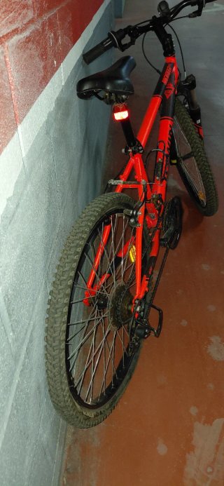 Bicicleta B'Twin Rockrider 24 Naranja