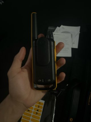 Walkie Talkie Motorola Nero/Giallo