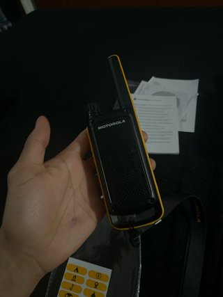 Walkie Talkie Motorola Nero/Giallo
