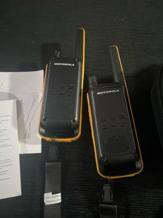 Walkie Talkie Motorola Nero/Giallo