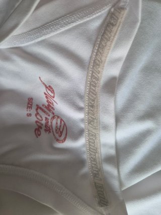 Camiseta Bullpadel Mujer Blanca y Roja