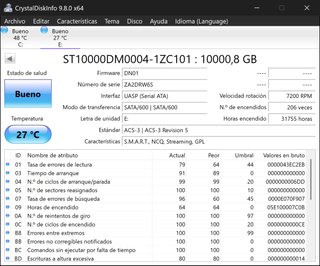 Disco Duro Seagate Barracuda Pro 10TB